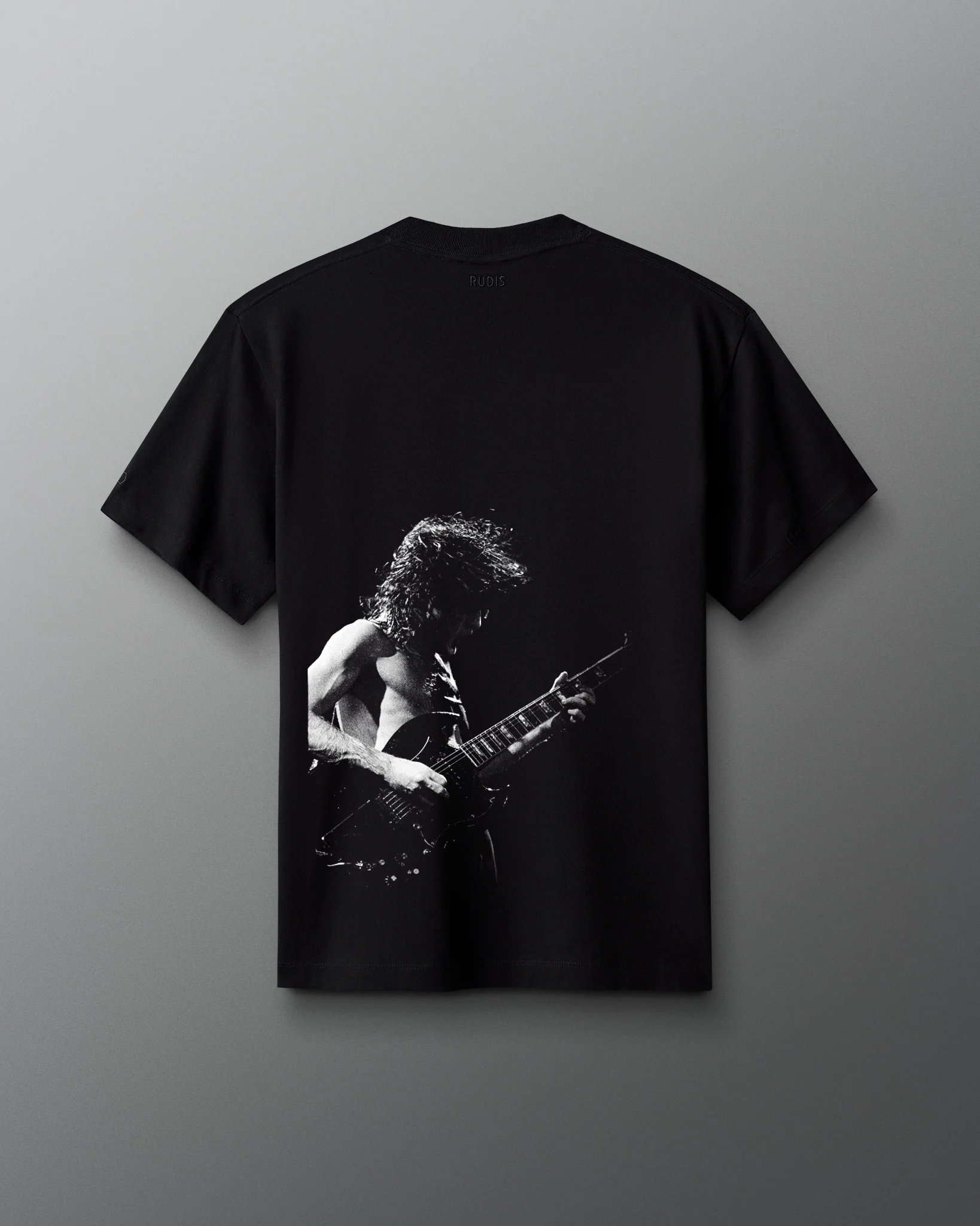 AC/DC Back in Black Angus Young Heavyweight T-Shirt