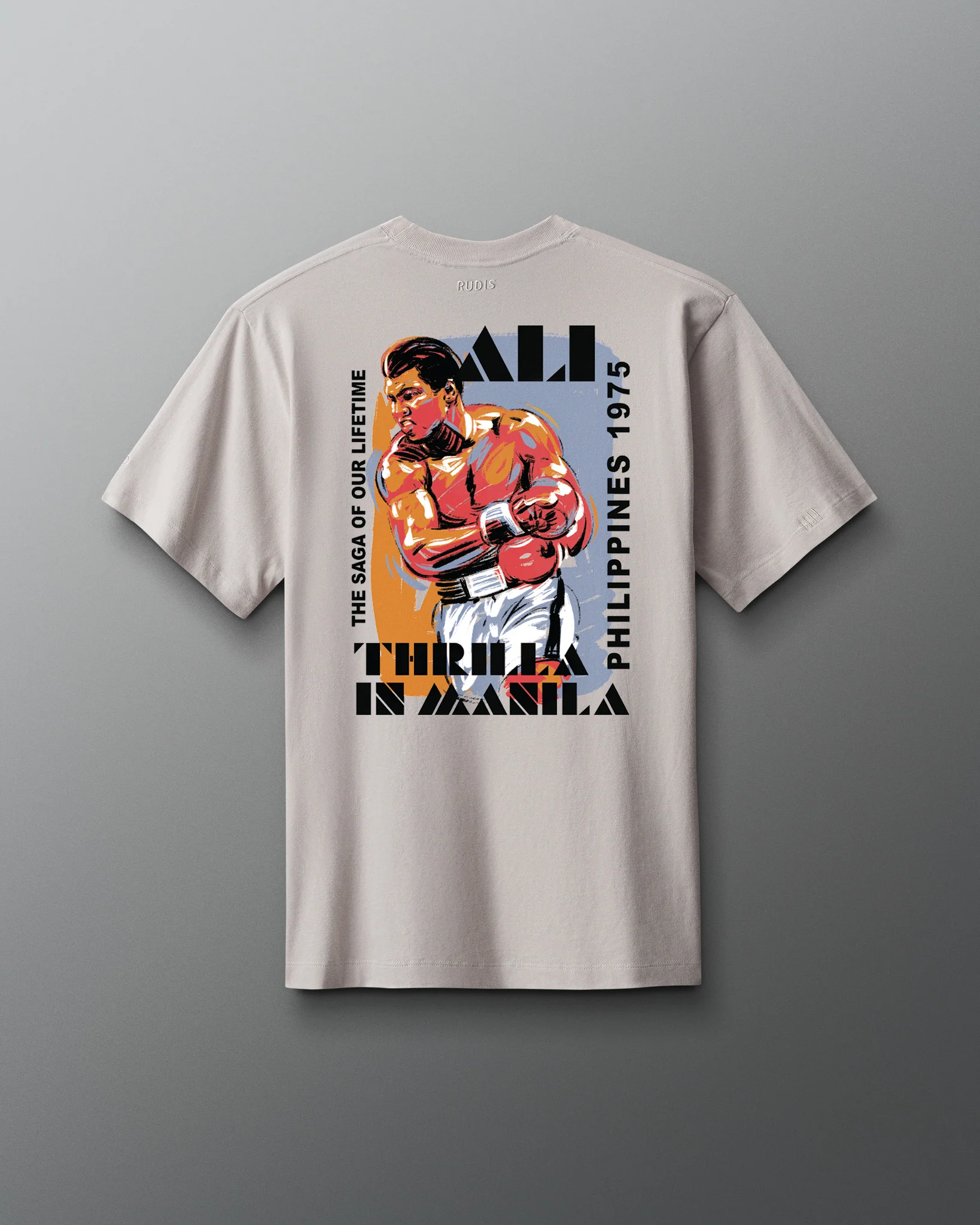 Ali Fight of the Century Heavyweight T-Shirt - Image 5