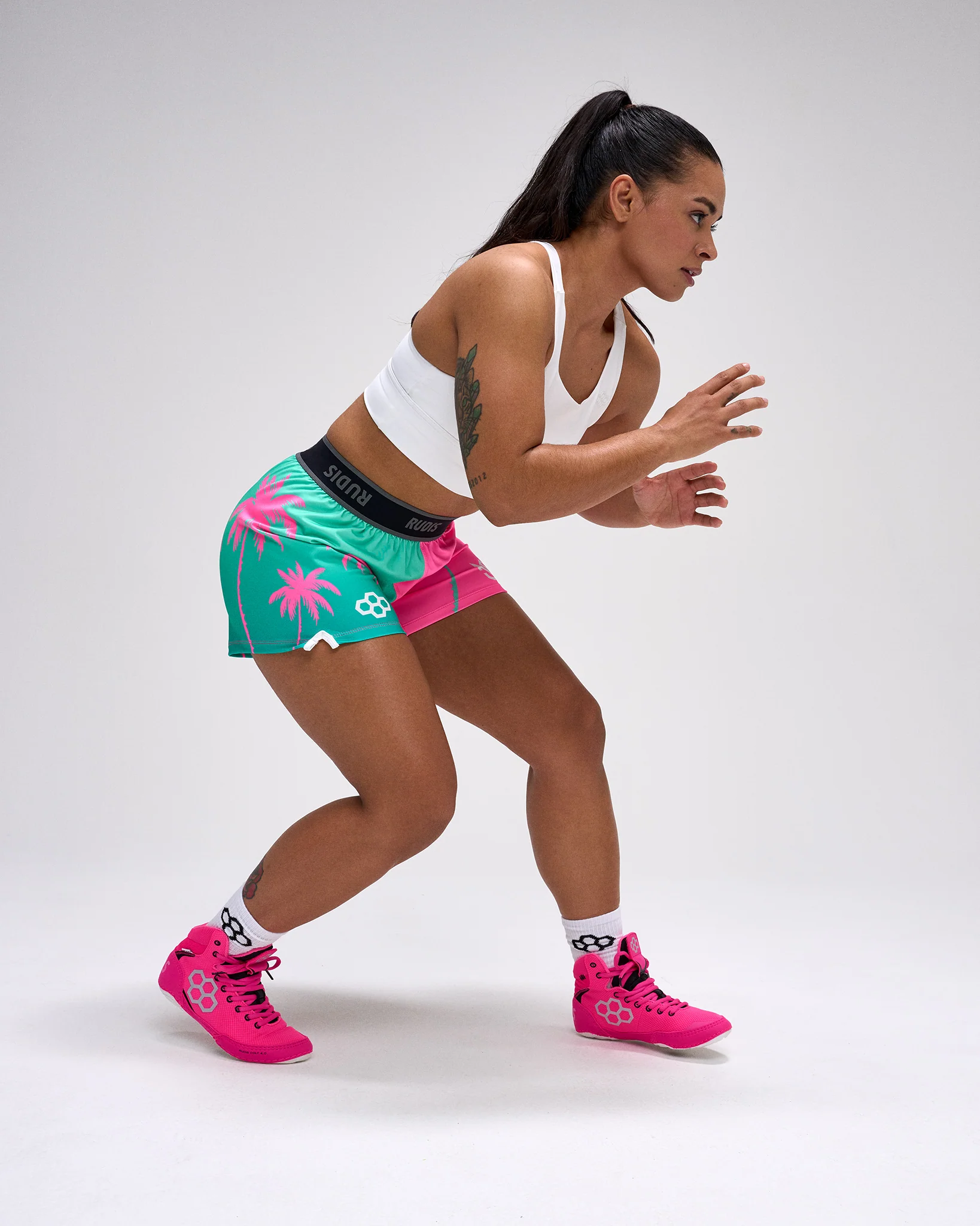 JB South Beach Palms Women's Elite Sublimated Shorts - Image 2