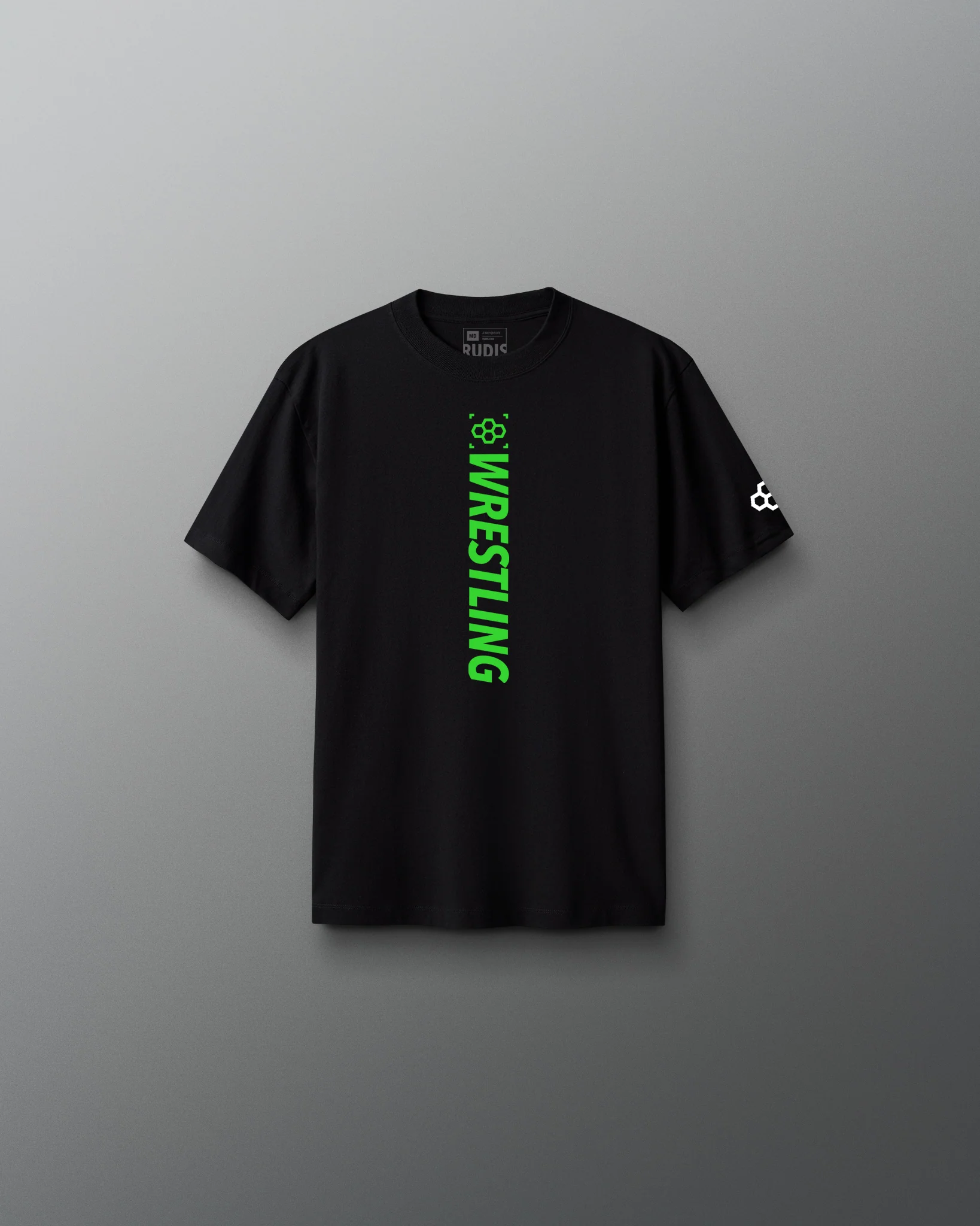 Neon Wrestling Hex Youth Heavyweight T-Shirt - Image 2