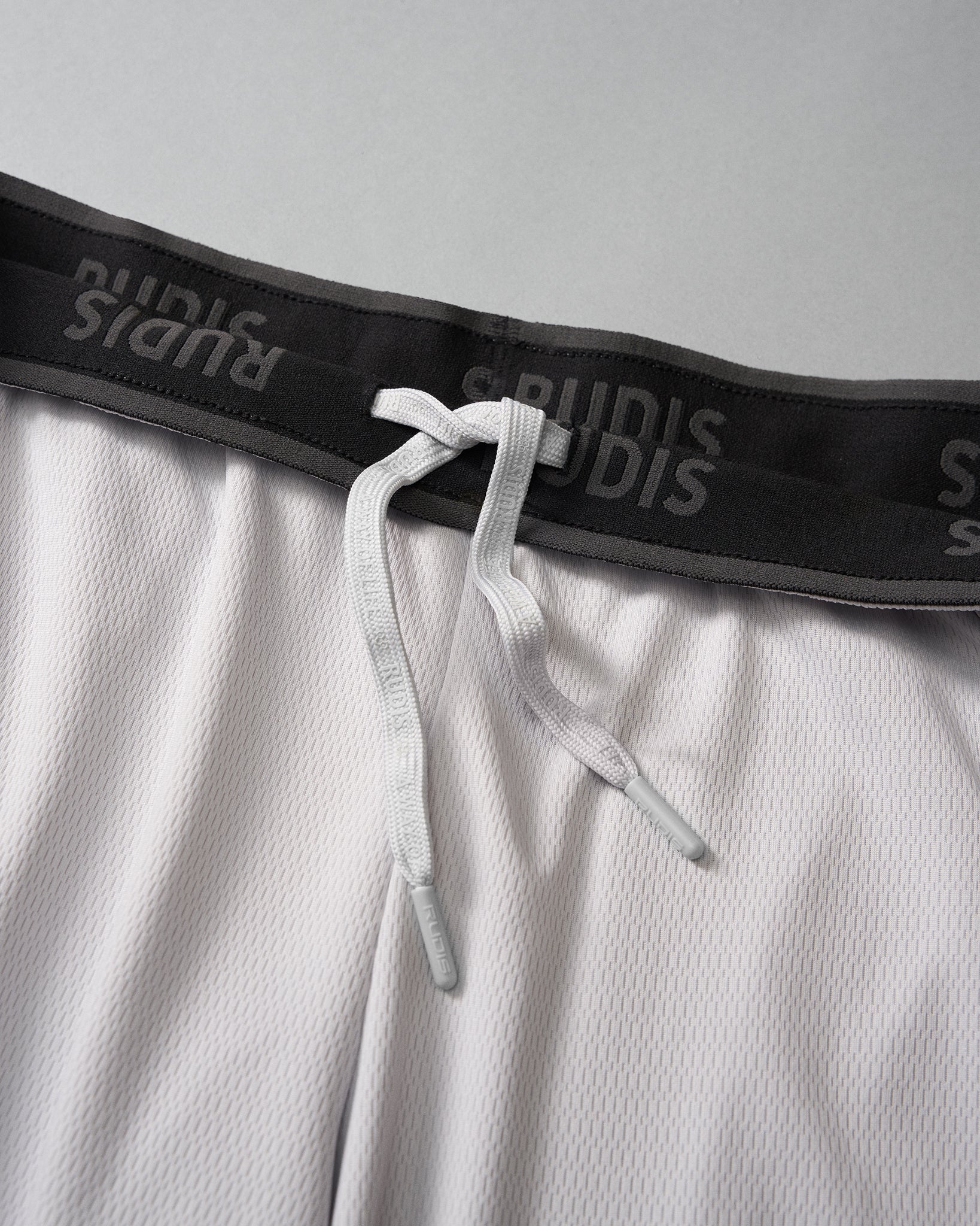 RUDIS 8" 2.0 Mesh Shorts - Lunar Gray - Image 2
