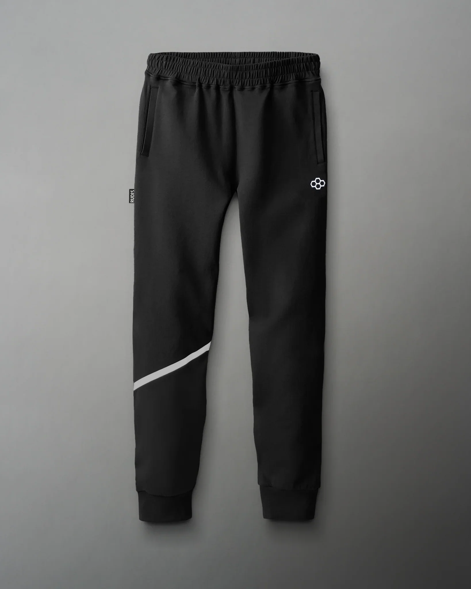 RUDIS Colorblock Jogger - Black/White/Black