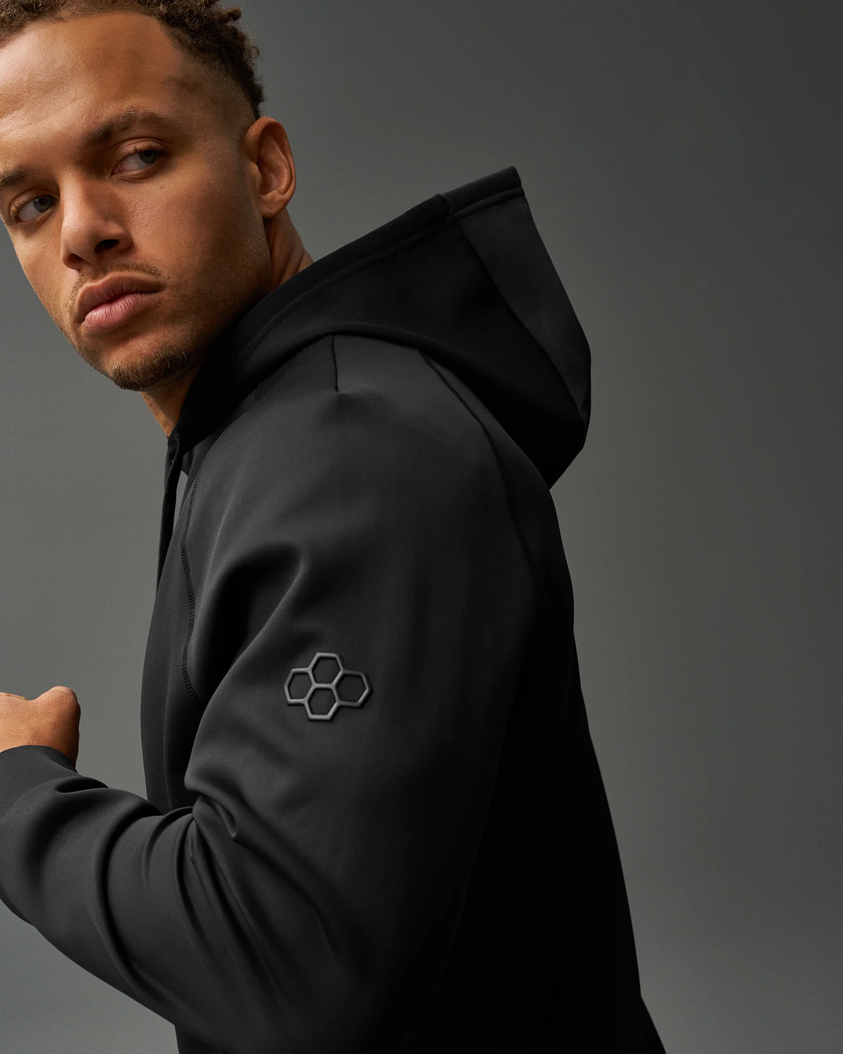 RUDIS COOL-FEEL Hoodie - Black - Image 3