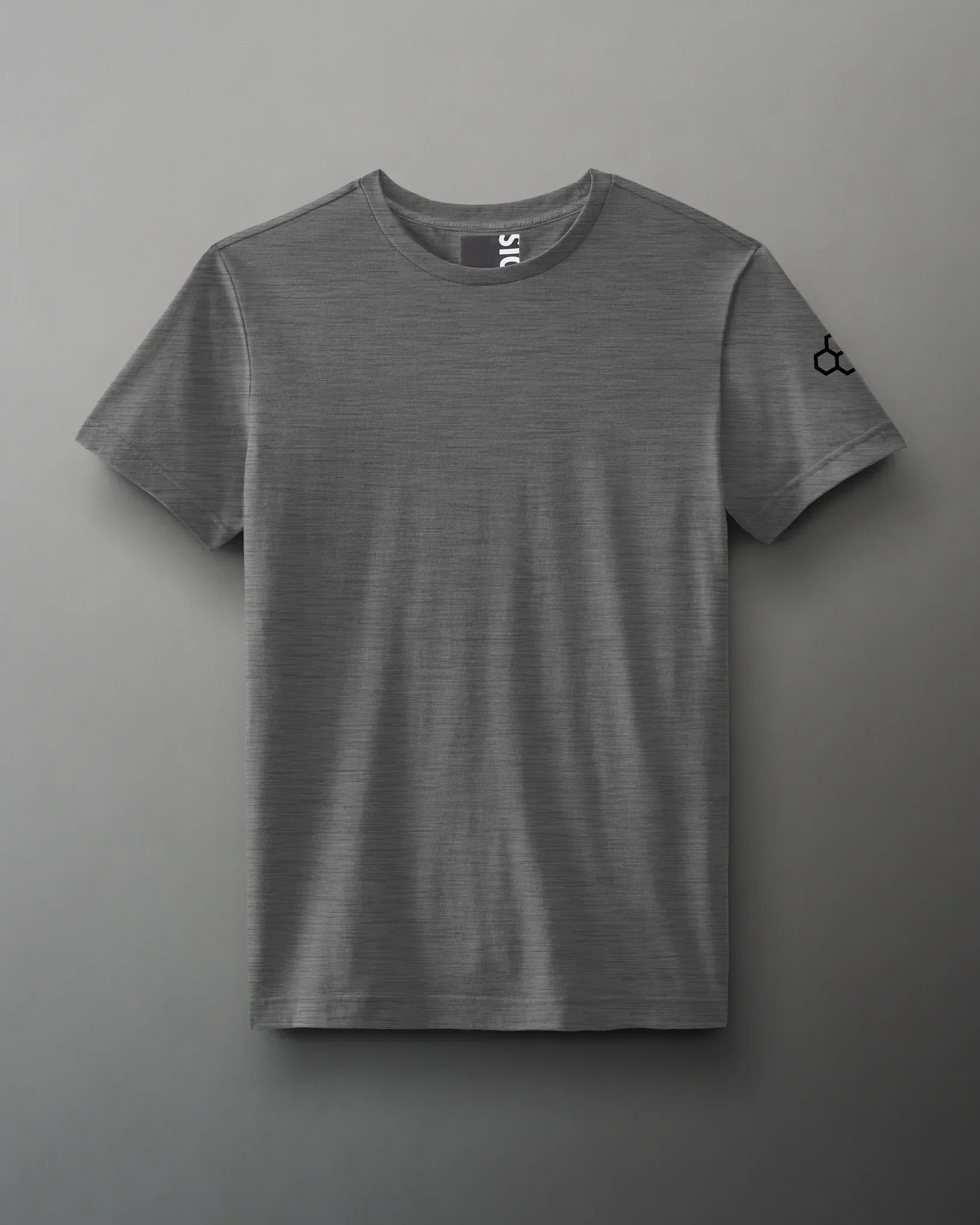 RUDIS Elite Super Soft T-Shirt - Heather Charcoal - Image 2