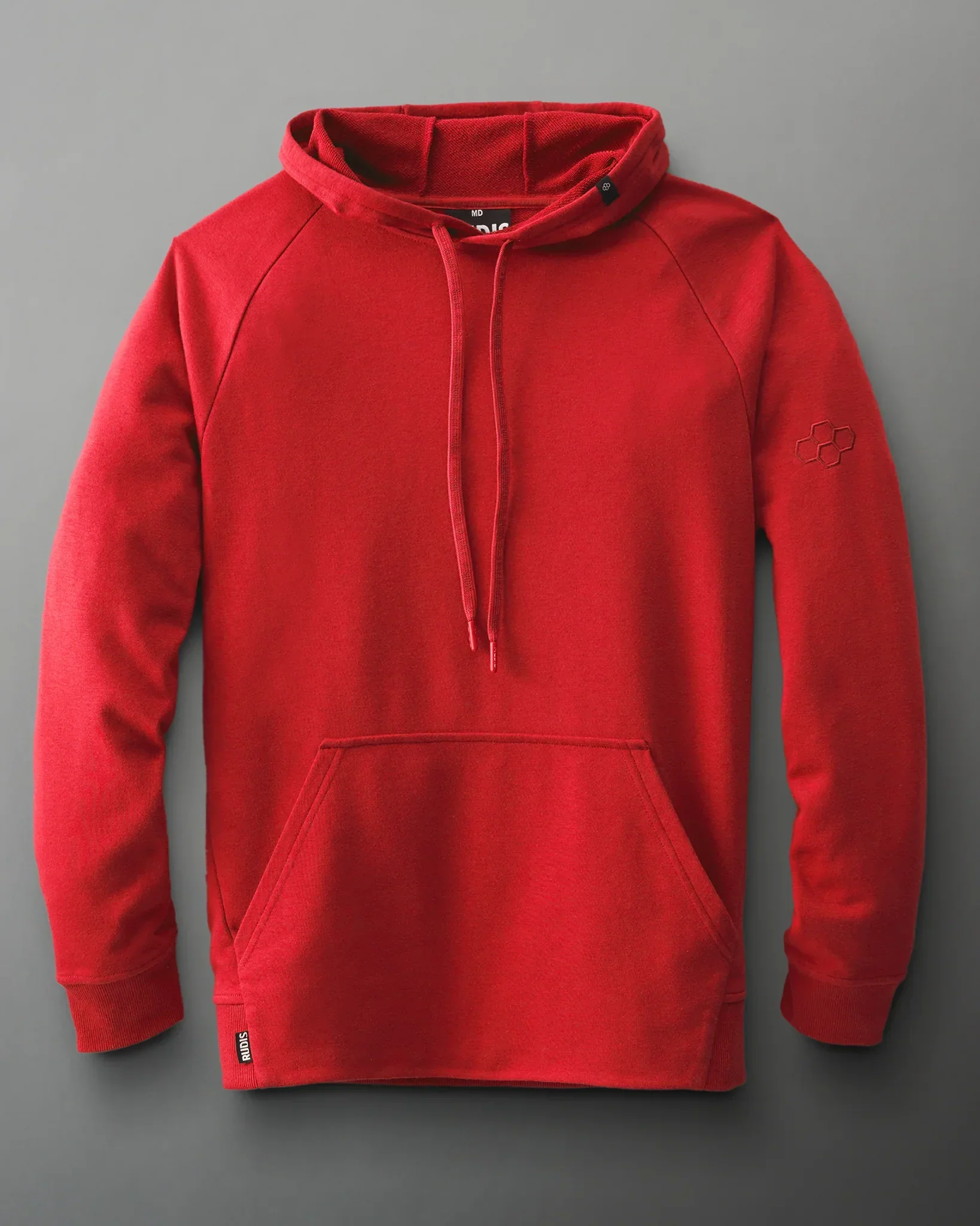 RUDIS Elite Terry Hoodie - Red - Image 2