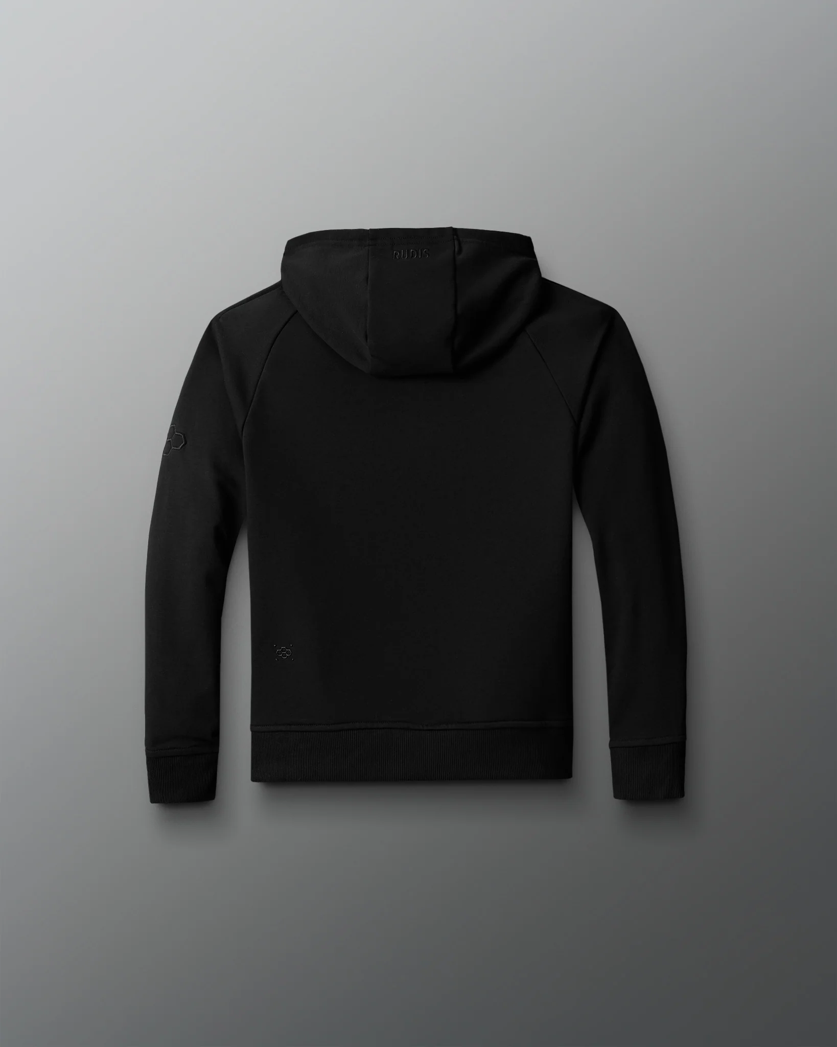Rudis Elite Terry Youth Hoodie - Black - Image 2