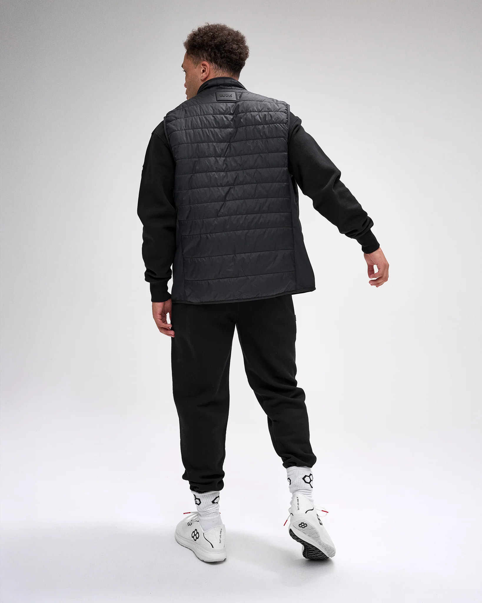 RUDIS Insulated Puffer Vest - Black - Image 2