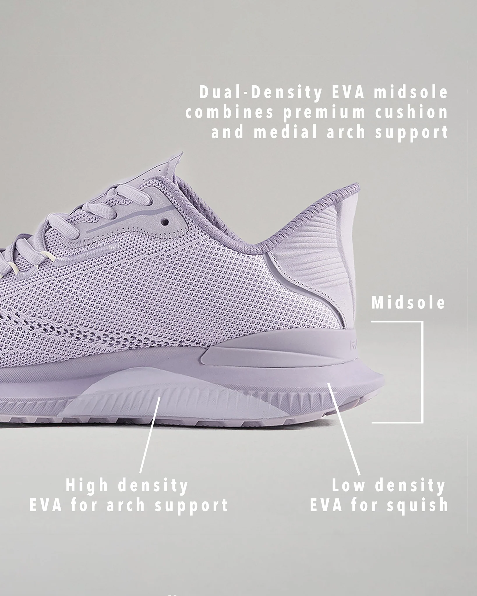 RUDIS Journey Knit Youth Training Shoes - Lavender - Image 8