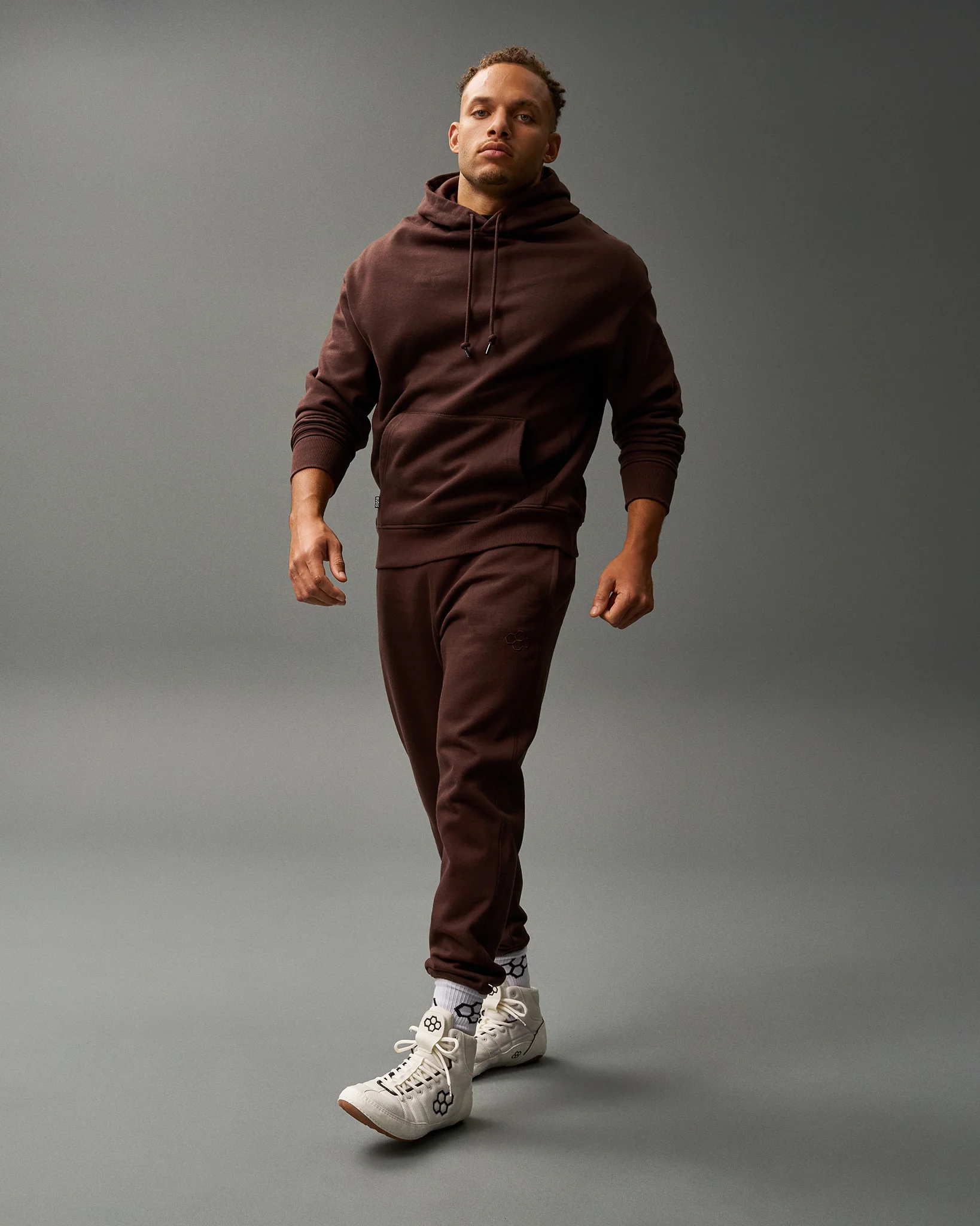 RUDIS Titan Heavyweight Fleece Jogger - Ground Coffee - Image 2