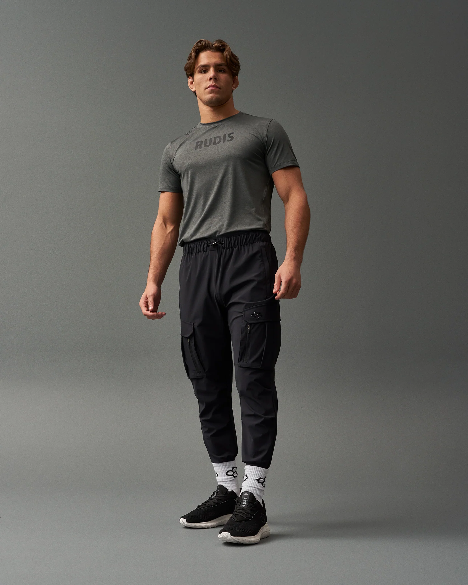 RUDIS Wordmark Performance Heather T-Shirt - Image 13