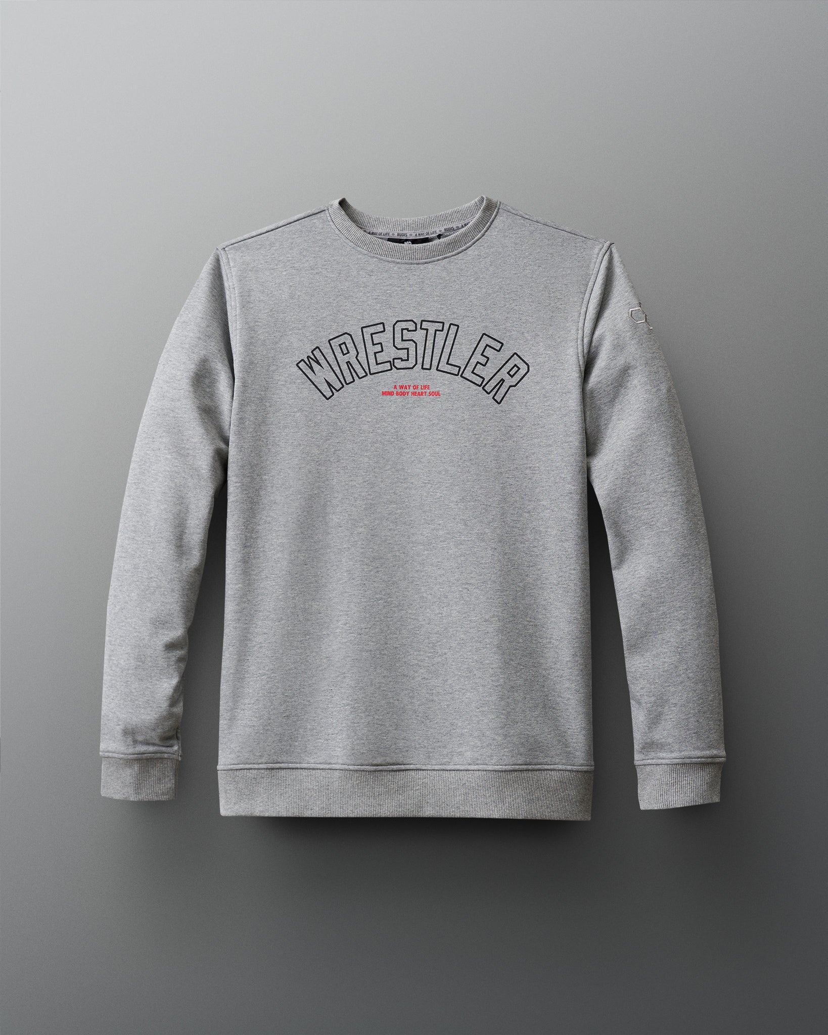 RUDIS Wrestler Arched Elite Terry Crewneck