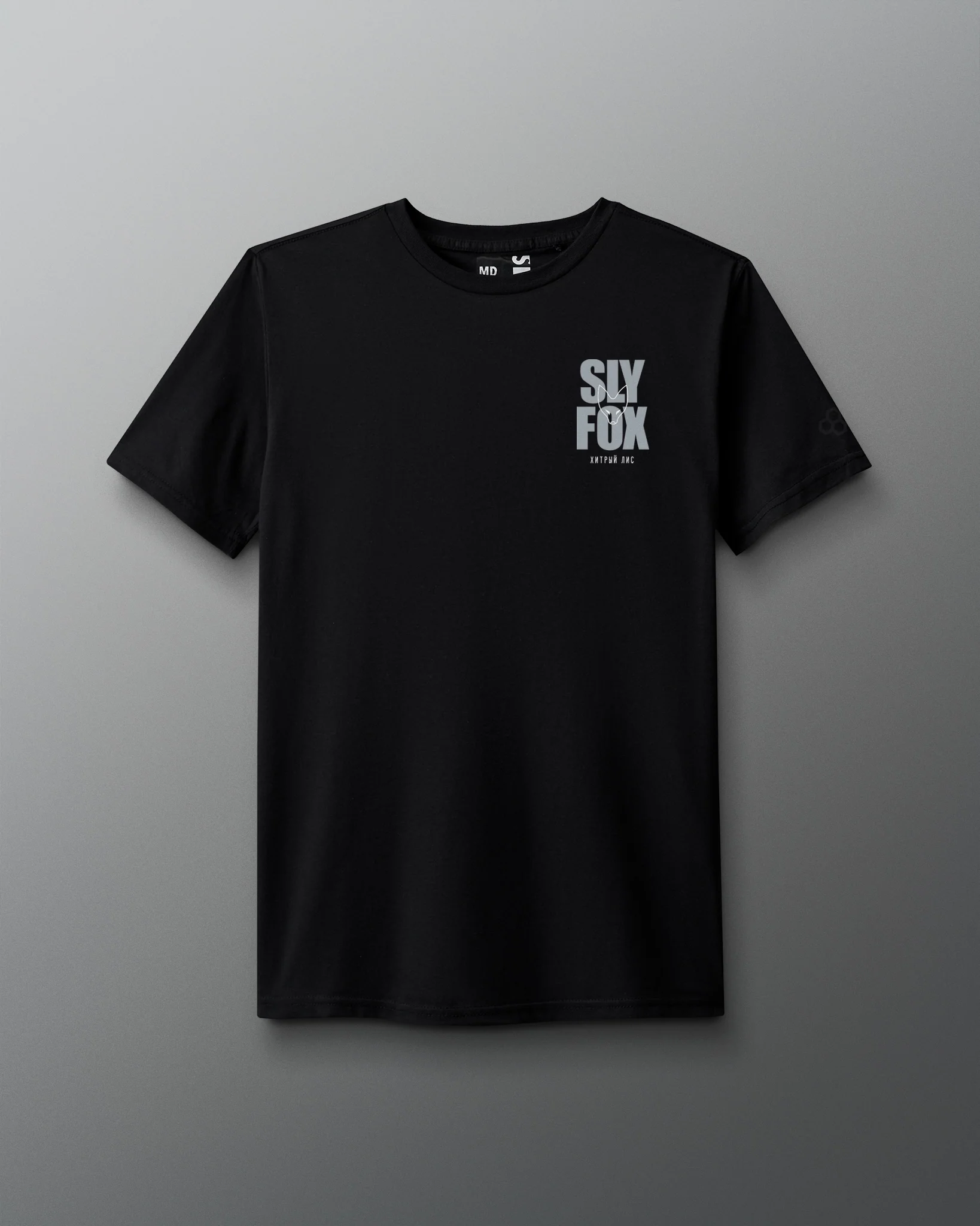 Sly Fox Stacked Wordmark T-Shirt - Image 2
