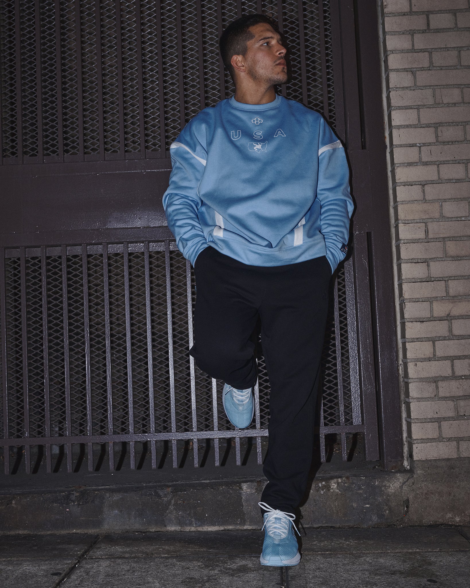 USA Wrestling Colorblock Crewneck - Image 21