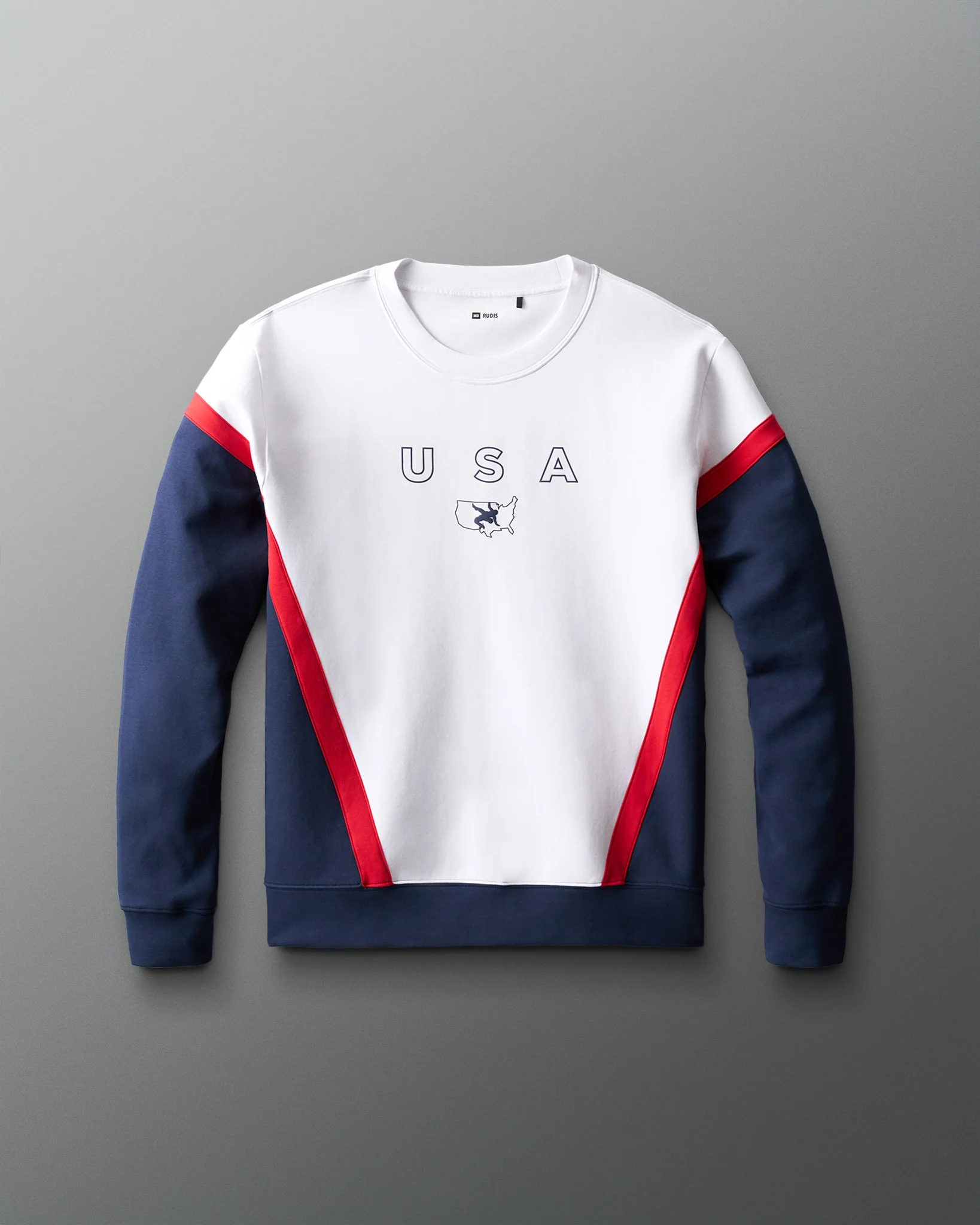 USA Wrestling Colorblock Crewneck - Image 5