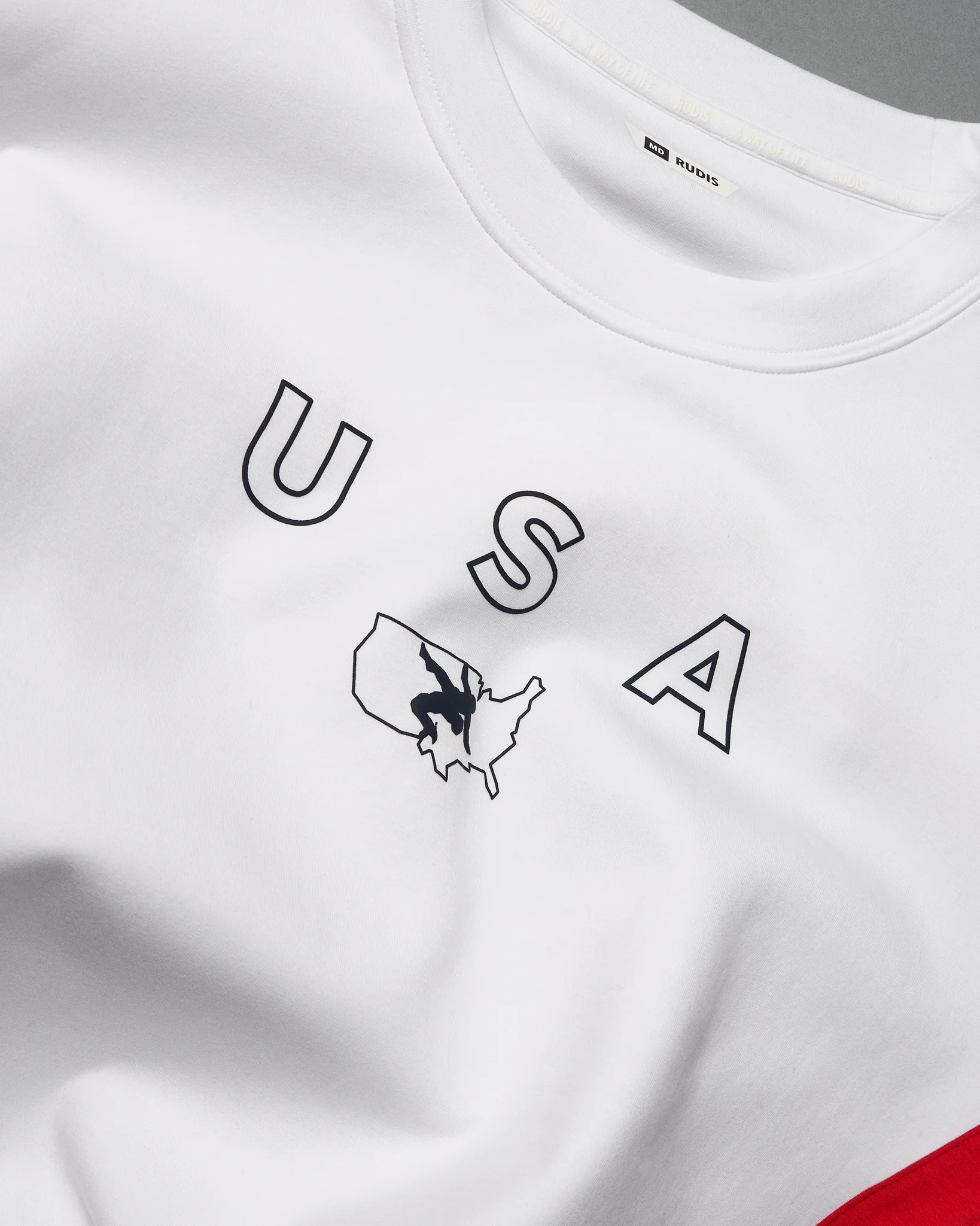USA Wrestling Colorblock Crewneck - Image 6