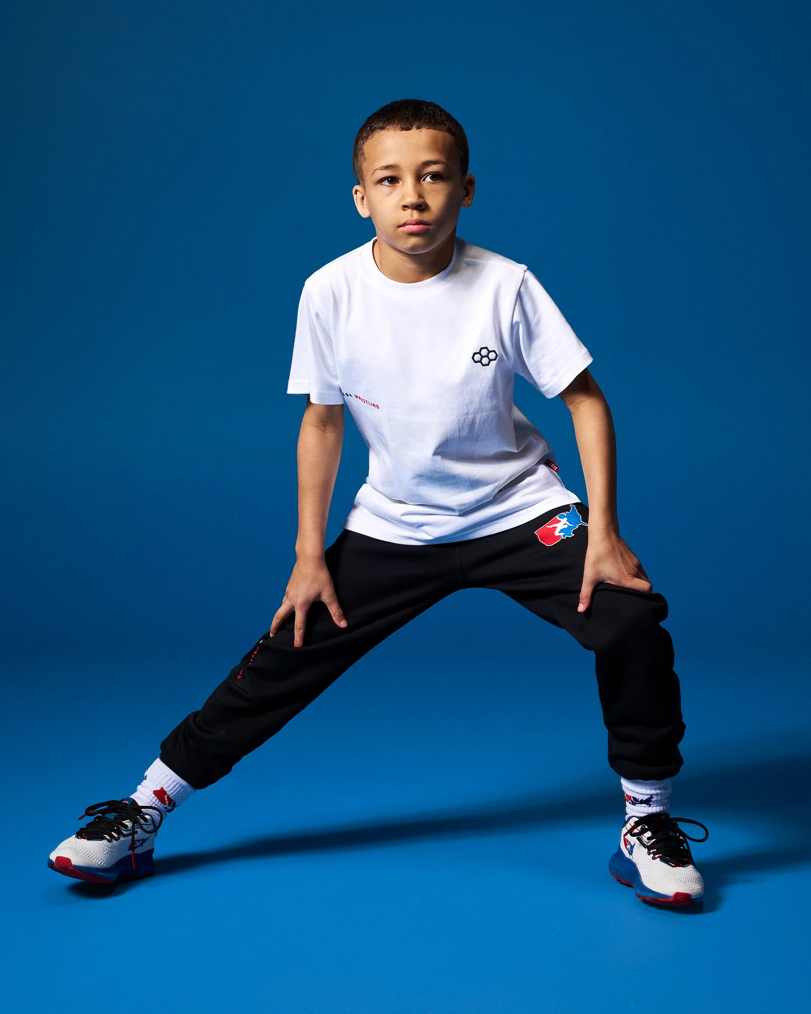 USA Wrestling Drop Shoulder Youth T-Shirt - Image 7