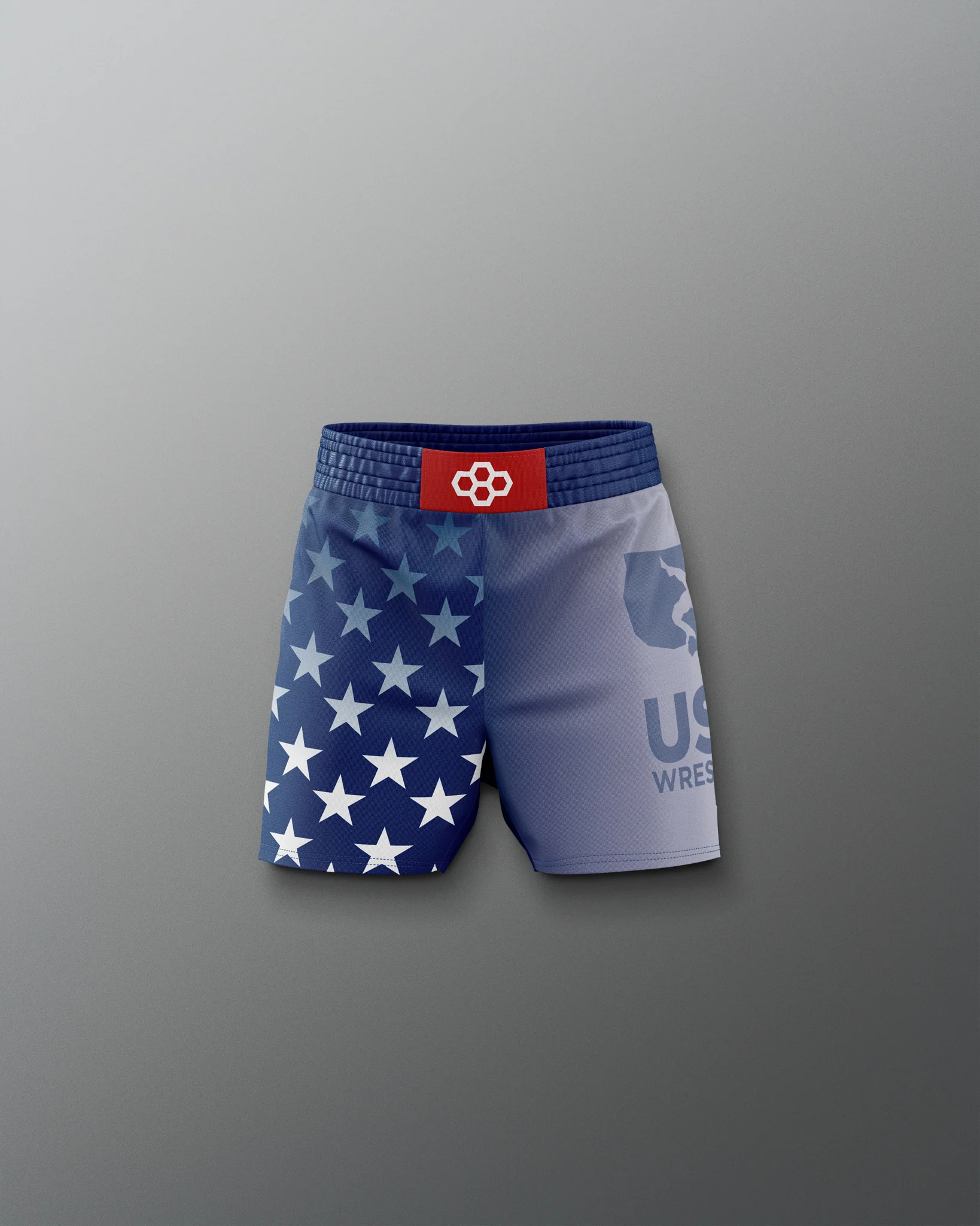 USA Wrestling Flag Youth Sublimated Shorts