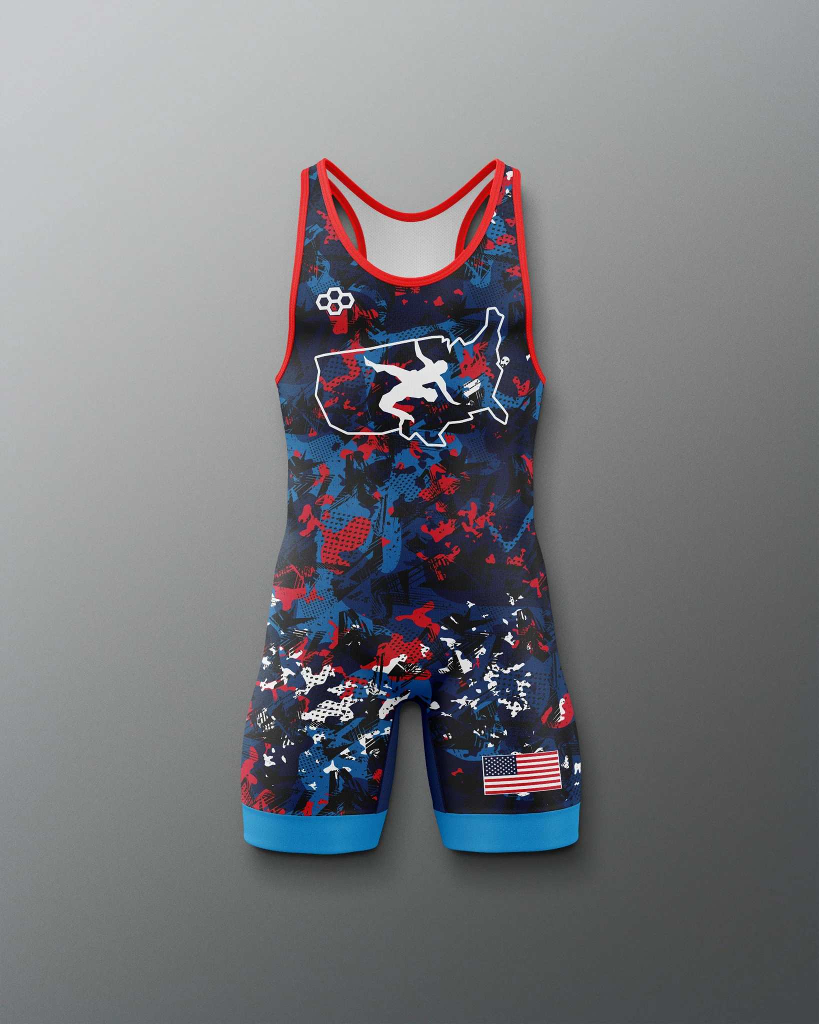 USAW Scatter Icon Boy's 2.0 Elite Singlet