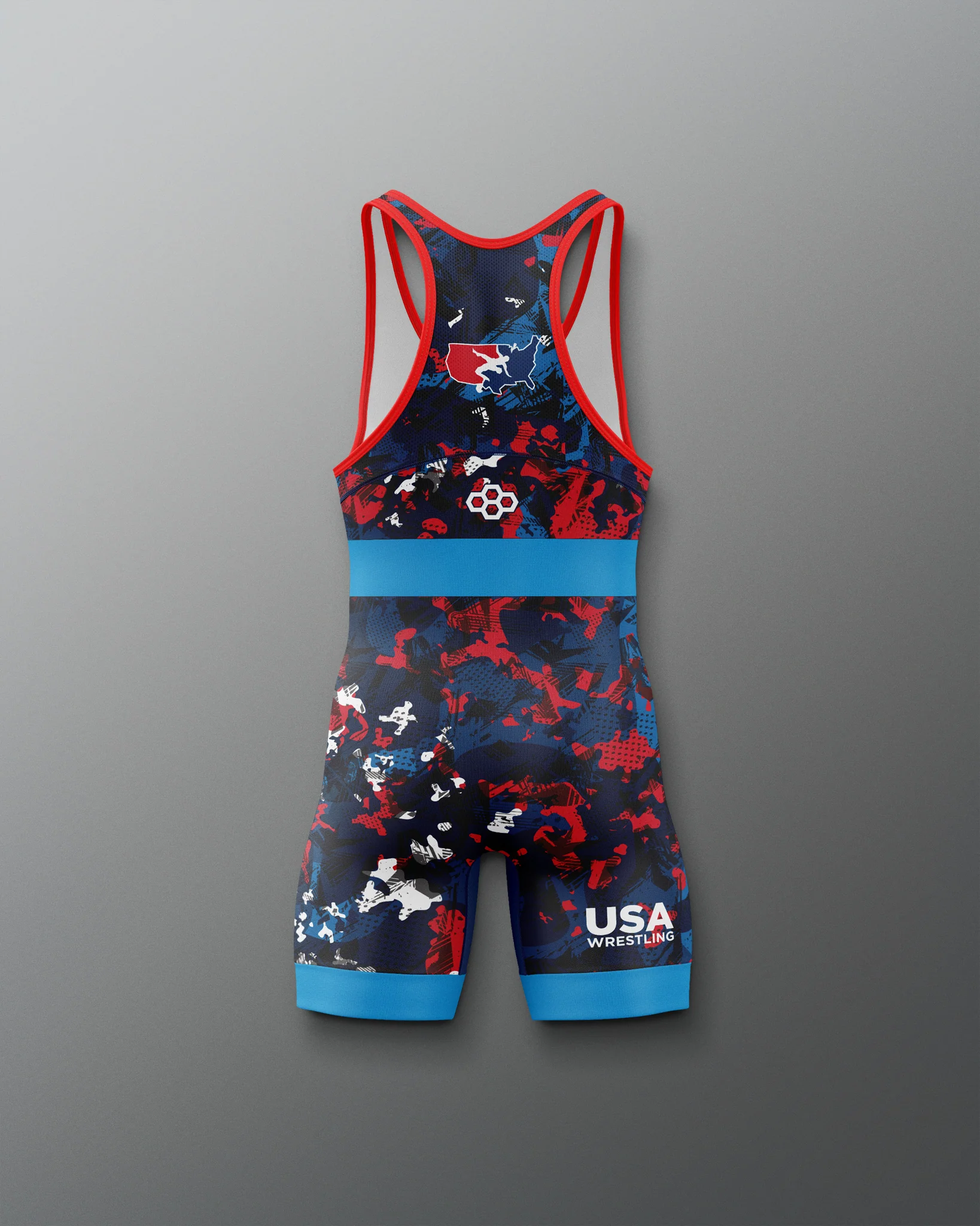 USAW Scatter Icon Boy's 2.0 Elite Singlet - Image 2