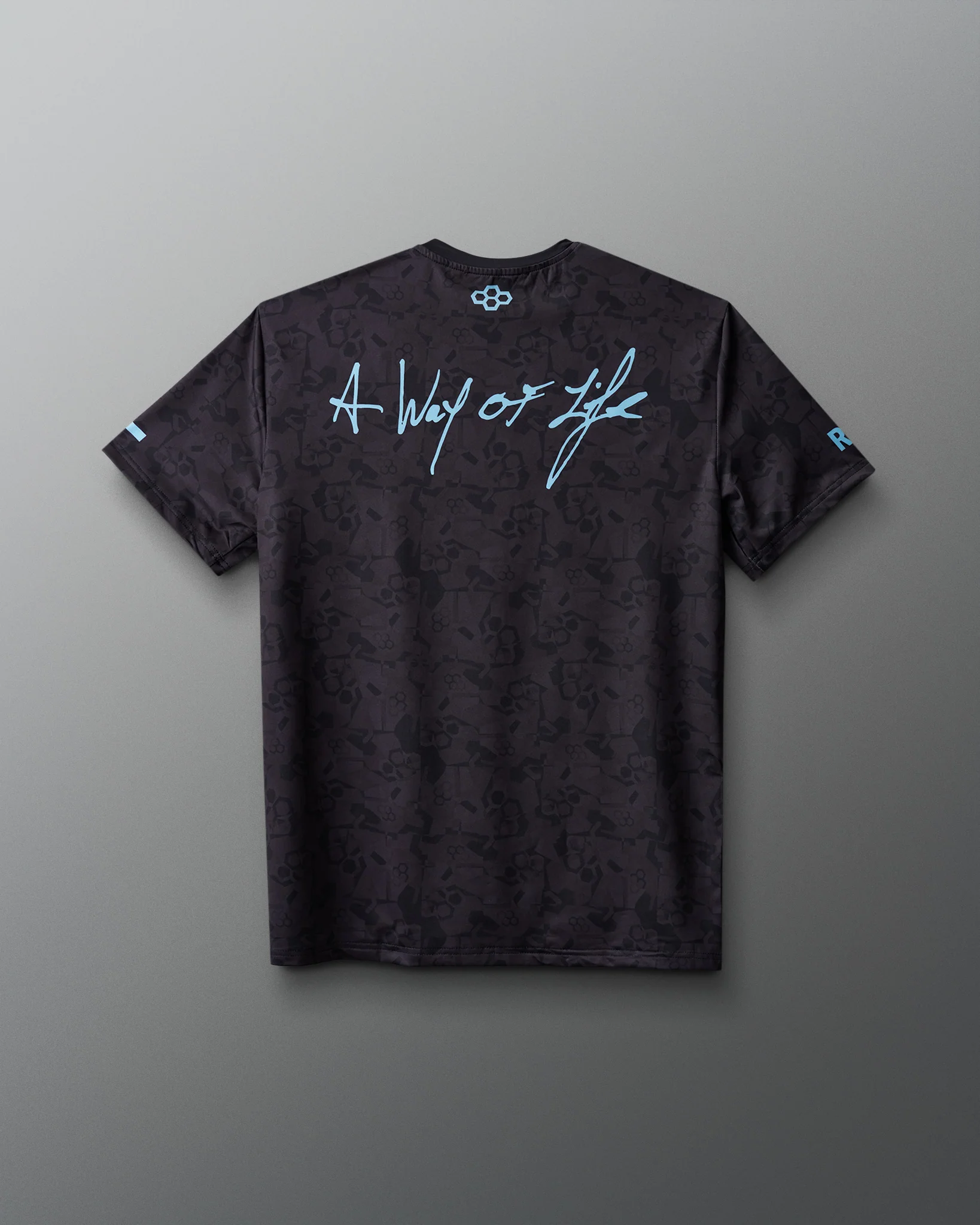 Wrestling Wordmark Black Camo Sublimated T-Shirt - Image 7
